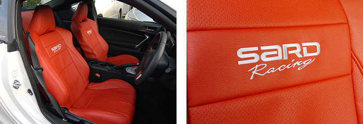 SARD Racing SEAT COVER RED